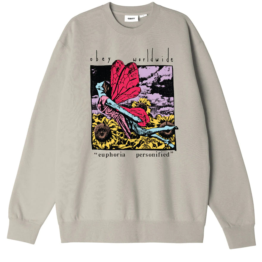 FELPA GIROCOLLO OBEY EUPHORIA PERSONIFIED PREMIUM