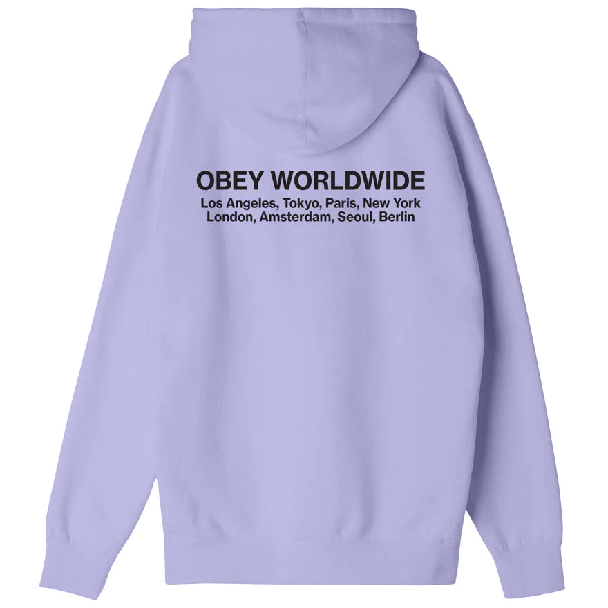 FELPA CON CAPPUCCIO WORLWIDE CITIES