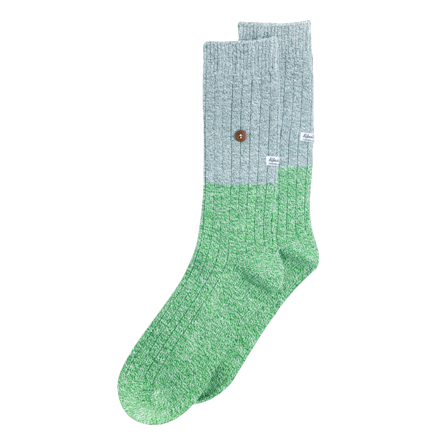 CALZA TWISTED WOOL TWO TONE