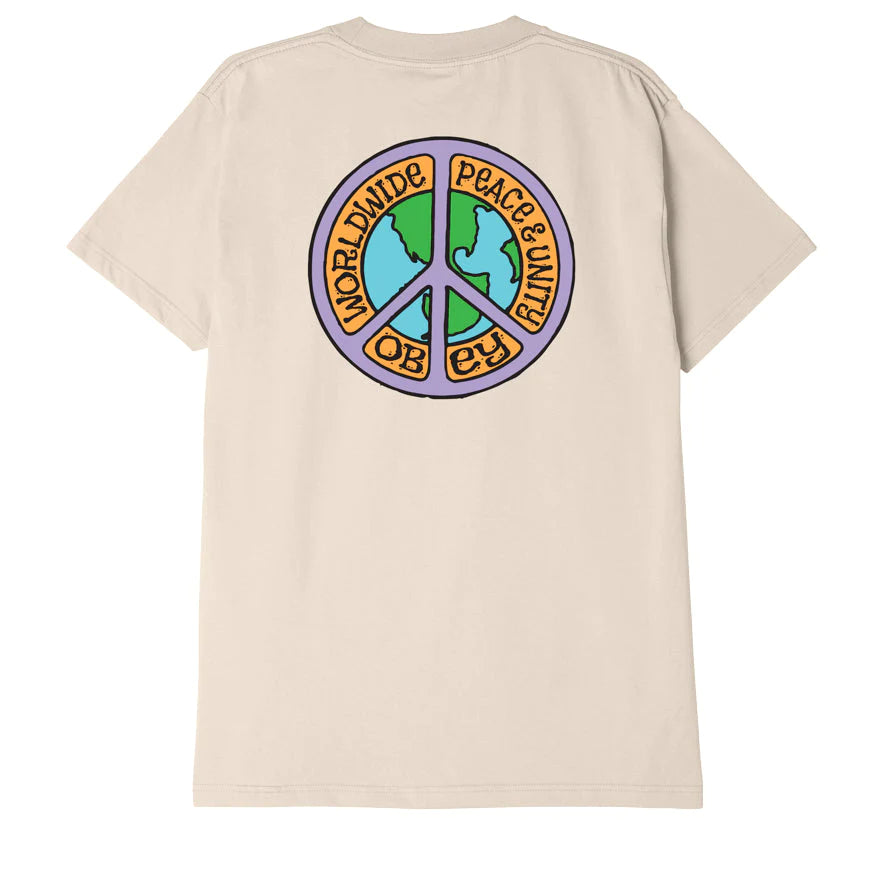 T-SHIRT OBEY PEACE & UNIT CLASSIC