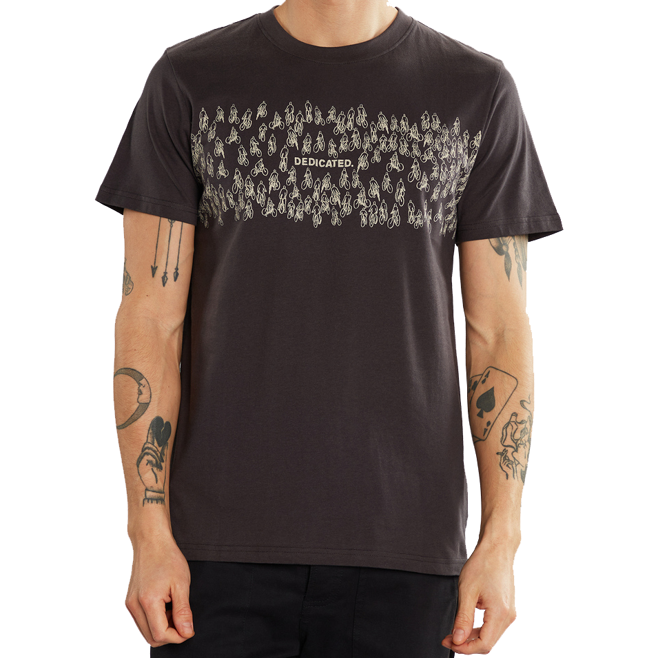T-SHIRT AVEC LOGO DE LA FOULE DE VÉLOS