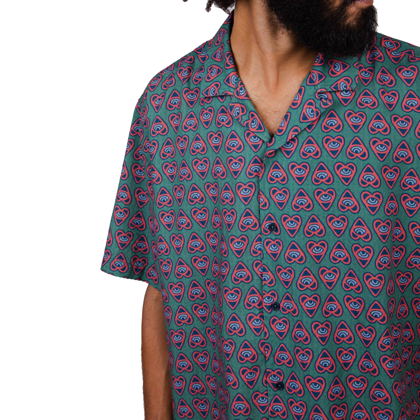 CAMICIA MANICA CORTA HEART ALOHA 1960
