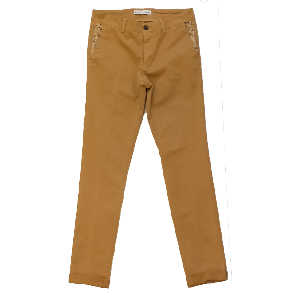 PANTALONE MALLARD CIGARETTE CREAM GOLD