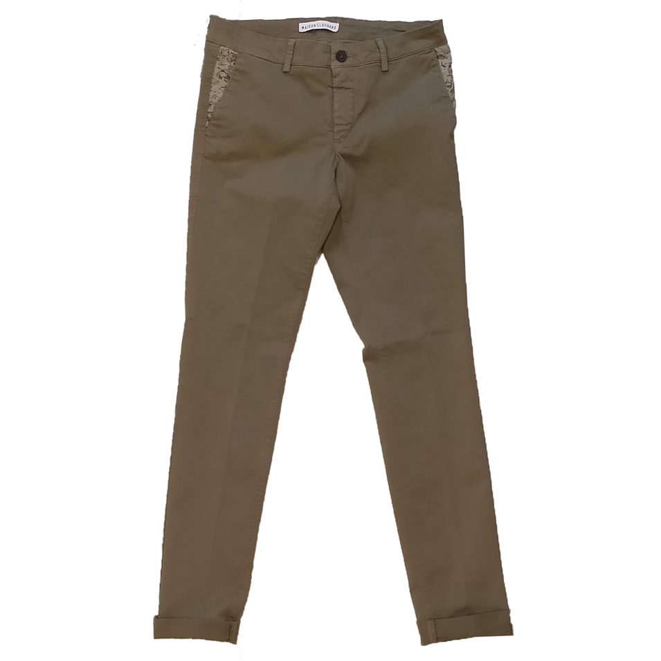 PANTALONE MALLARD CIGARETTE SILVER SAGE