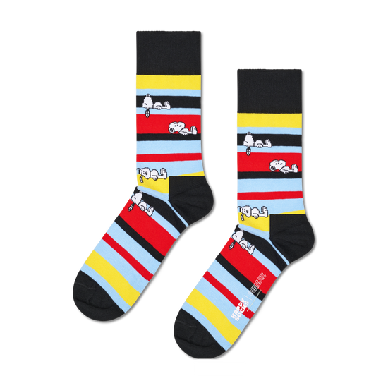 CALZA PEANUTS SNOOPY STRIPE