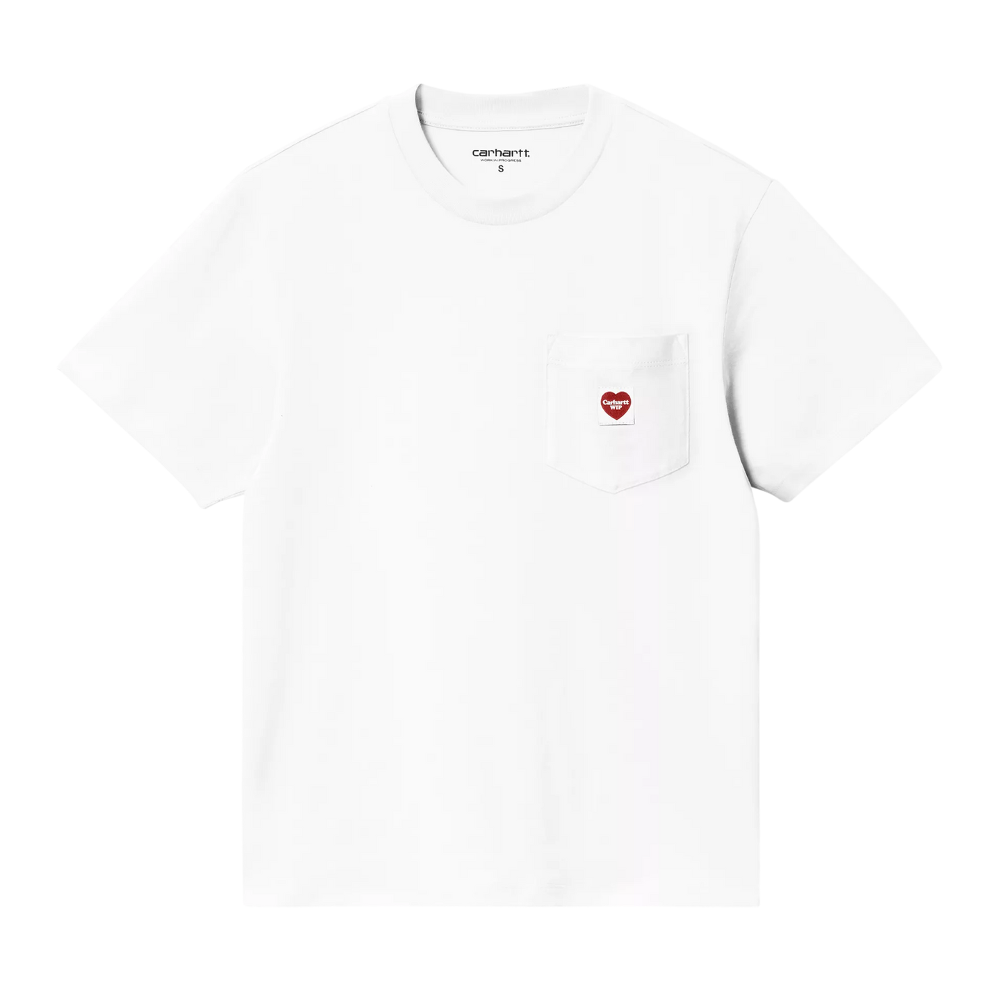 W' T-SHIRT POCKET SMALL HEART