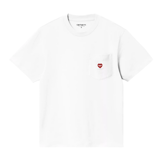 W' T-SHIRT POCKET SMALL HEART