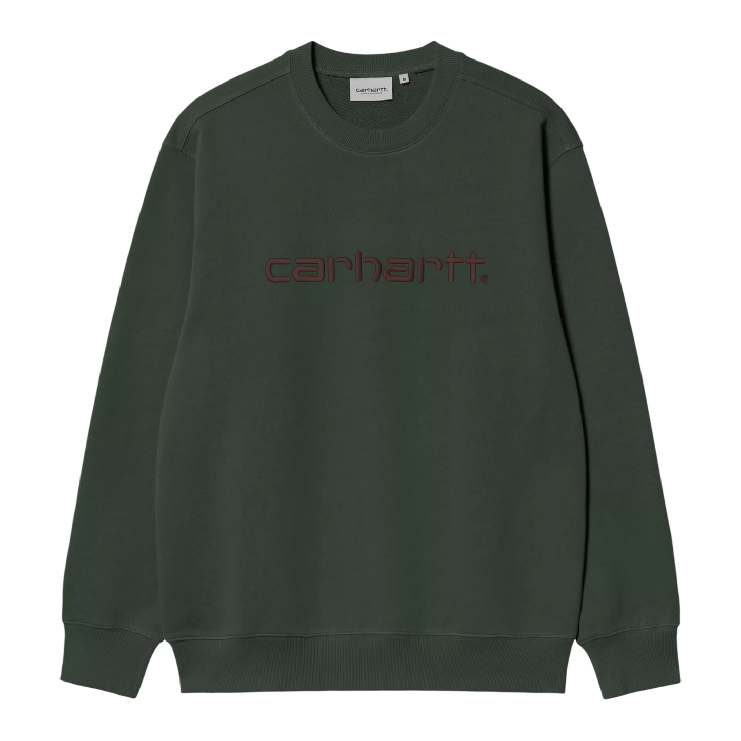 FELPA GIROCOLLO CARHARTT DARK SCARAB
