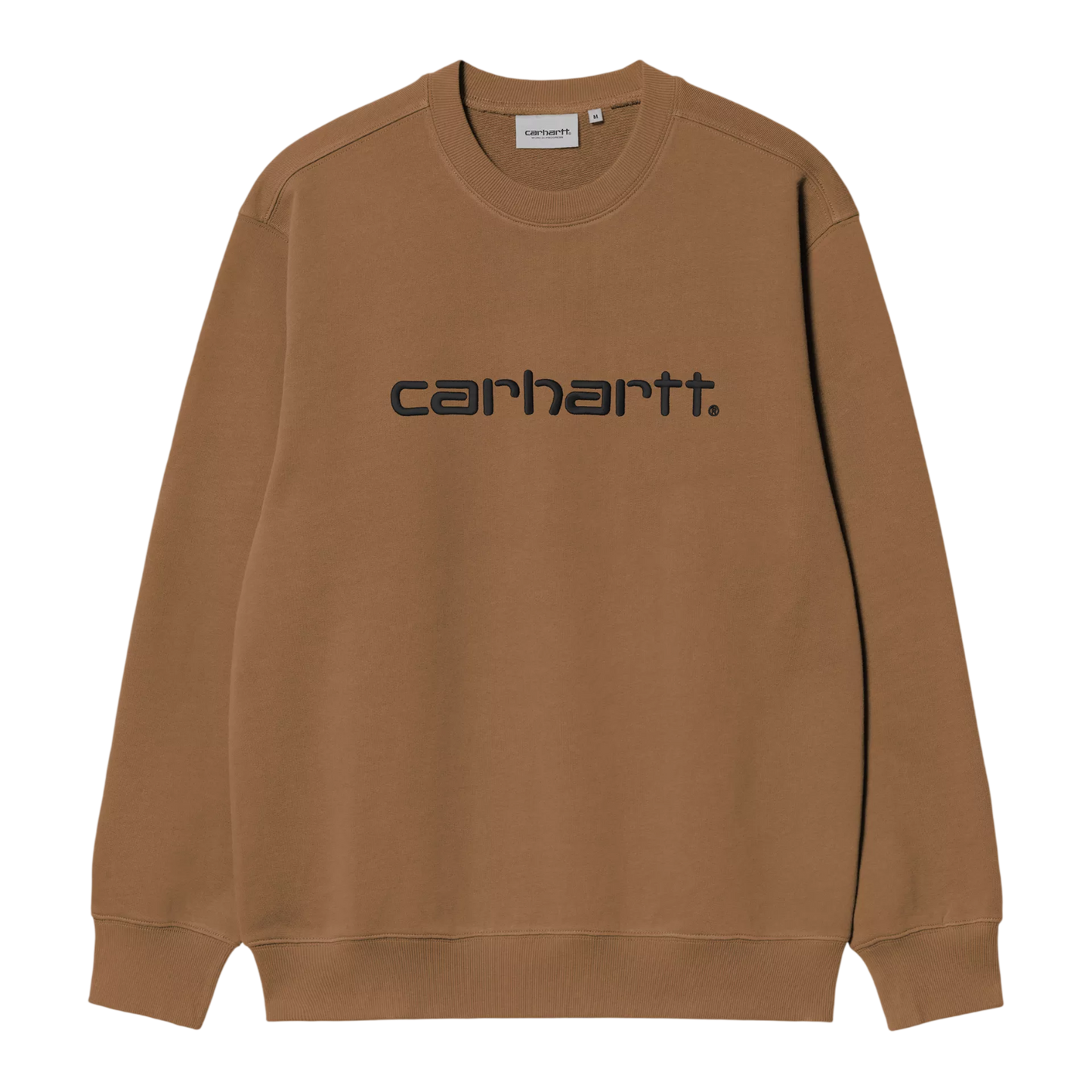 FELPA GIROCOLLO CARHARTT WIP H BROWN