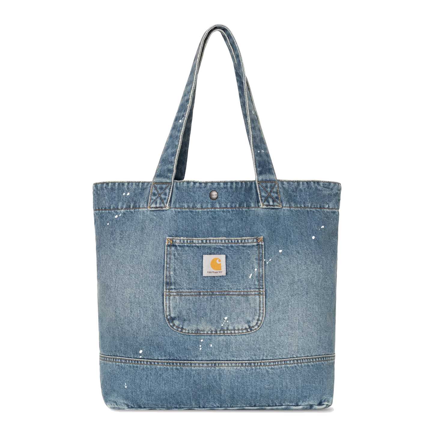 BORSA DENIM TOTE BLUE DESTROY WASH