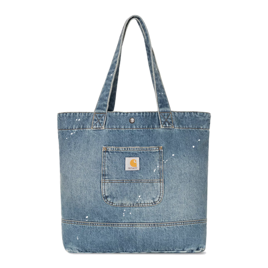 BORSA DENIM TOTE BLUE DESTROY WASH