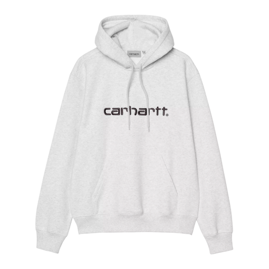 FELPA CAPPUCCIO CARHARTT ASH HEATHER