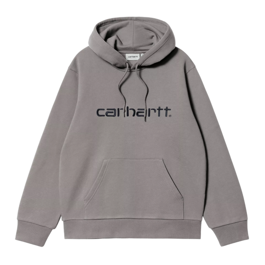 FELPA CAPPUCCIO CARHARTT SHADY GREY